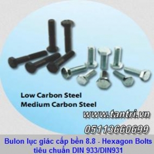 Bulon lục giác - Hexagon Bolts ( cấp bền 8.8 )