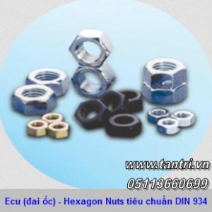 Ecu (đai ốc) - Hexagon Nuts tiêu chuẩn DIN 934